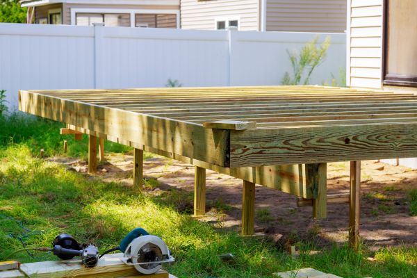 Elevated Deck Installation in Lewes