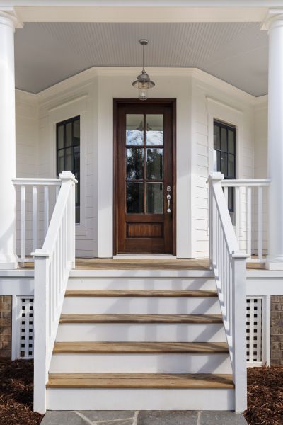 Stoop Railing Installation in Lewes