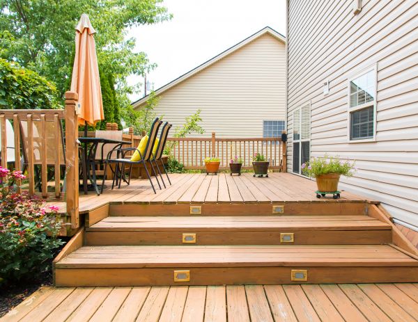 Wooden Patio Installation in Lewes